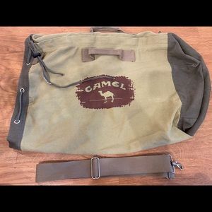 camel duffle bag